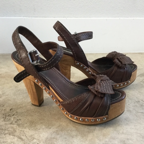 Vintage MIU MIU clogs/ sandals. Size 38.5 - Picture 4 of 4